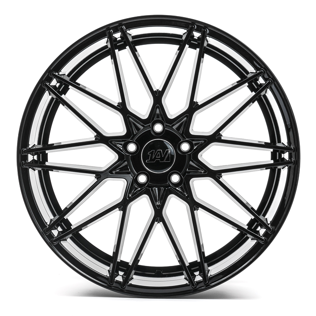 ZX4 GLOSS BLACK 22X10.5 5-120 38MM 74.1MM - Image 2