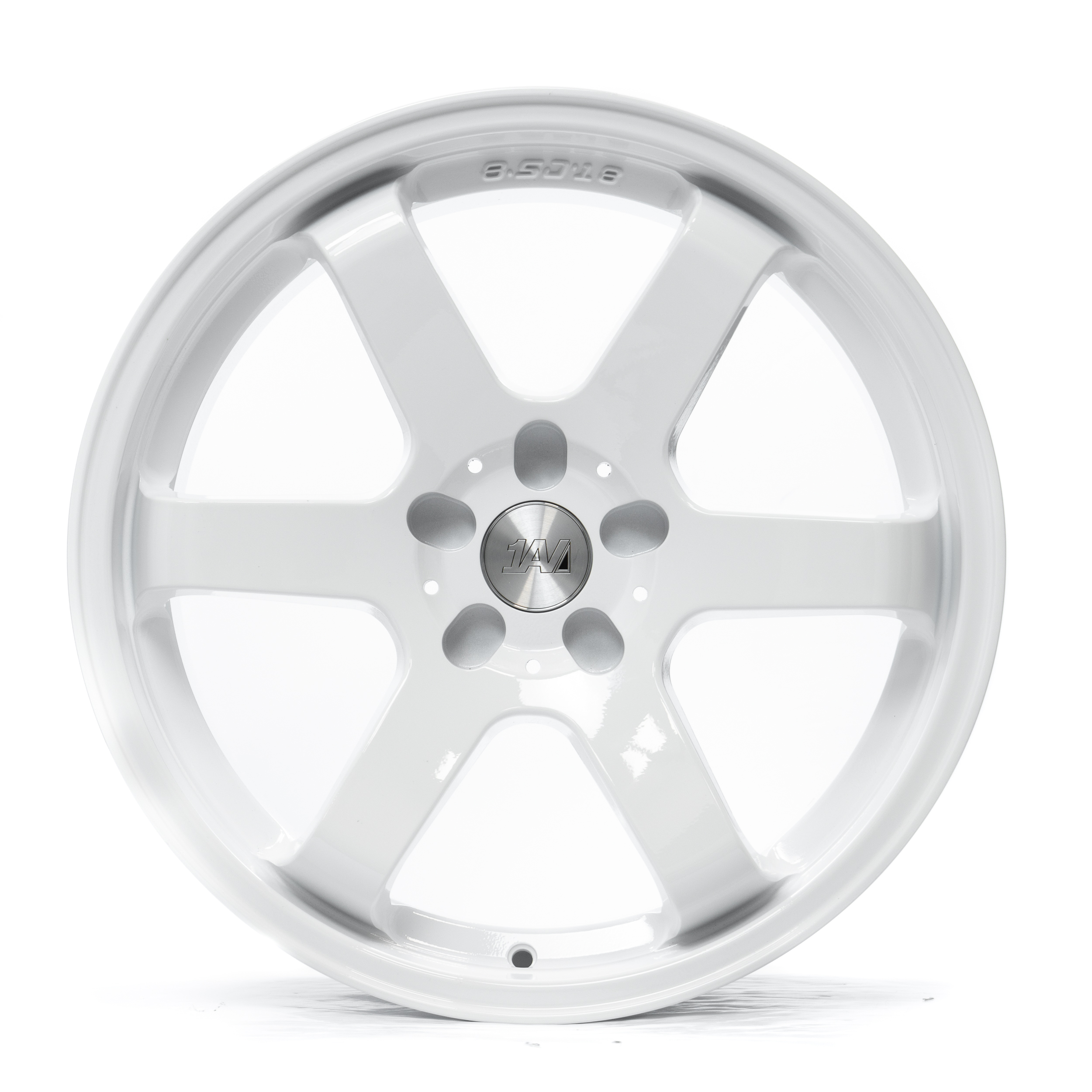 ZX6 WHITE 18X8.5 5-120 40MM 72.6MM - Image 2