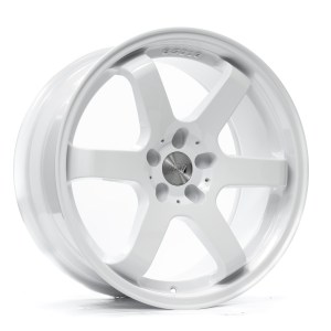 ZX6 WHITE 18X8.5 5-120 40MM 72.6MM