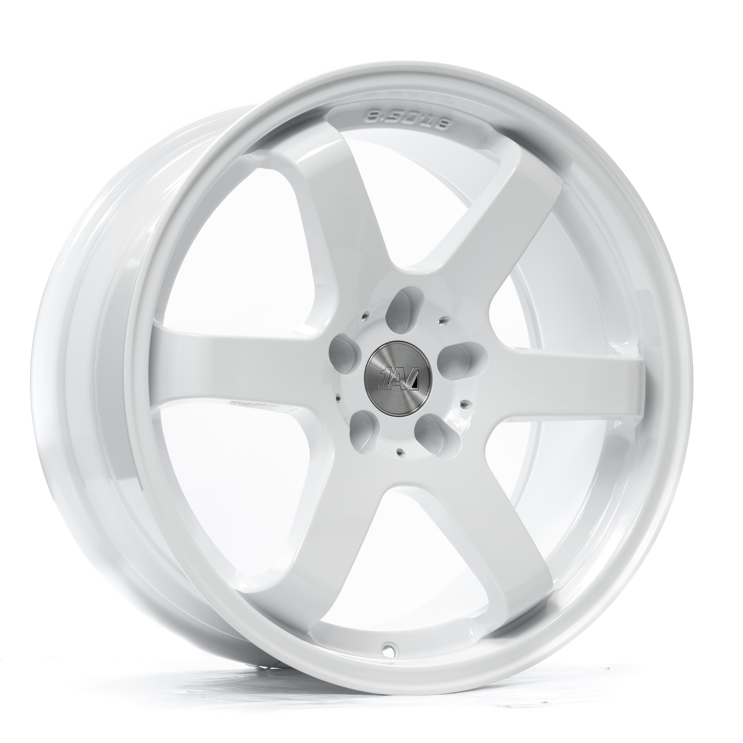 ZX6 WHITE 18X8.5 5-120 40MM 72.6MM