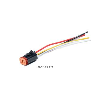 Morimoto 4P DT Pigtail Harness: (BigBanger / 6in / Each)