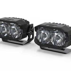 Morimoto 2Banger HXB LED Pod (Combo / Yellow / Set)