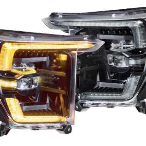 XB LED Headlights: Ford F-150 (21-23 / Amber DRL / Set)
