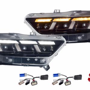XB LED Headlights: Ford Mustang (15-17 / Gen II / Set)