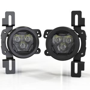 Morimoto 4Banger Fog Light Kit: 18+ JL/JT (NCS / Wide / Yellow / Set)