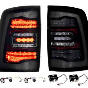 XB LED Tail Lights: Ram HD (19+ / Smoked Lens / Set)