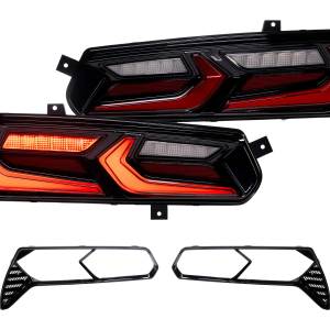 XB LED Tail Lights: Corvette C7 (14-19 / Red Lens Facelift / Set)