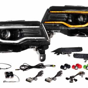XB LED Headlights: Jeep Grand Cherokee (14-22 / Gen II / Set)