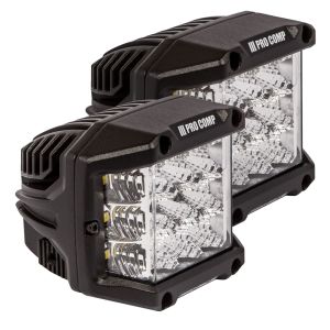 Pro Comp LED Pods: Wide Angle / 75W / White / Combo Beam