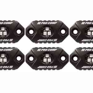 Pro Comp Universal Rock Light Kit: RGB Color Changing (6 Pc)