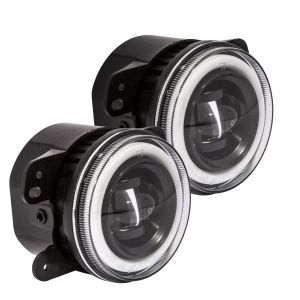 Pro Comp Jeep Fog Lights: Wide Fog Beam (White) (07-18 JK)