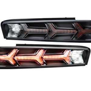 XB LED Tail Lights: Chevrolet Camaro (16-18 / Smoked Lens Lambo / Set)