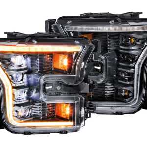 XB LED Headlights: Ford F-150 (15-17 / Amber DRL / Set)