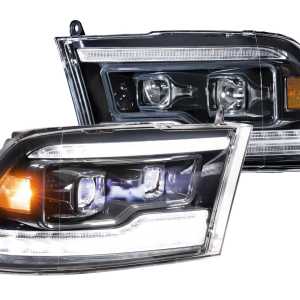 XB LED Headlights: Dodge Ram (09-18 / White DRL / Set)
