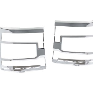 XB LED Headlight Trim Bezels: LF542 (Chrome / Set)