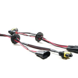 Harness: H-Series housing pass-through cables w/ grommet (H11)(2x)