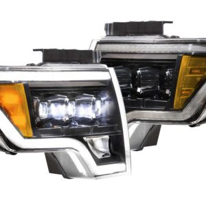 XB LED Headlights: Ford F-150 (09-14 / White DRL / Set)