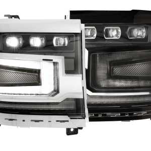 XB LED Headlights: Chevrolet Silverado 1500 (16-18 / Set)