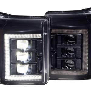XB LED Headlights: Ford Super Duty (11-16 / White DRL / Set)
