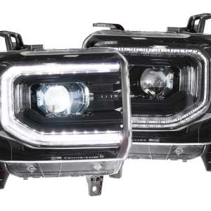 XB LED Headlights: GMC Sierra (14-18 / Set)