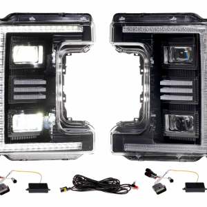 XB Hybrid LED Headlights: Ford Super Duty (17-19 / Set)