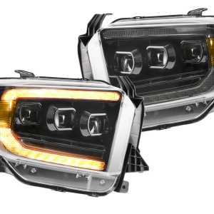 XB LED Headlights: Toyota Tundra (14-21 / Amber DRL / Set)