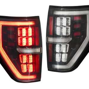 XB LED Tail Lights: Ford F-150 (09-14 / Smoked Lens / Set)