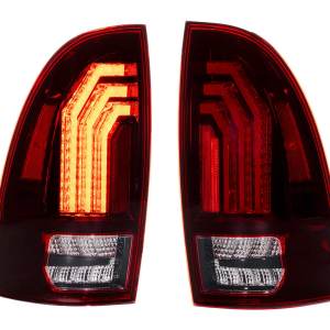 XB LED Tail Lights: Toyota Tacoma (05-15 / Red Lens / Set)