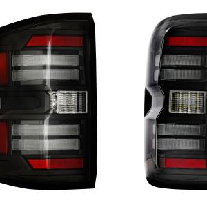 XB LED Tail Lights: Chevrolet Silverado (14-18 / Smoked Lens / Set)