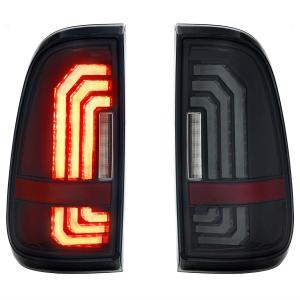 XB LED Tail Lights: Ford Super Duty (99-16 / Smoked Lens / Set)