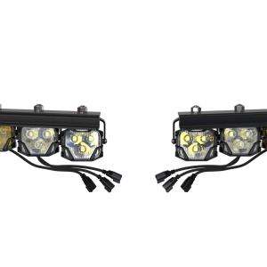 Morimoto 4Banger Triple Fog Kit: Bronco (21+ / Brackets only / Set)