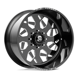 FUEL FORGED FF111 DL 20X9 6X5.5 BLK/MILL LFT +0