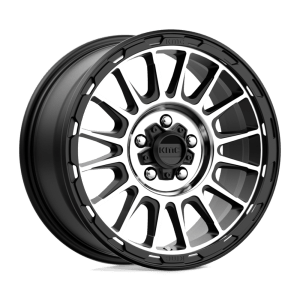 KMC KM542 17X8 5X4.5 S-BLK MACH 35MM