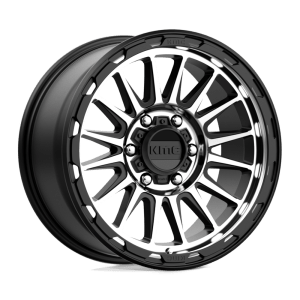KMC KM542 18X9 6X5.5 S-BLK MACH 18MM