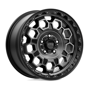 KMC KM545 17X9 6X5.5 S-BLK GTCC -12MM