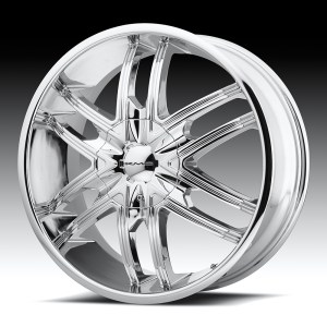 KMC KM678 SPLINTER 24X9.5 5X115/120 CHR +15M