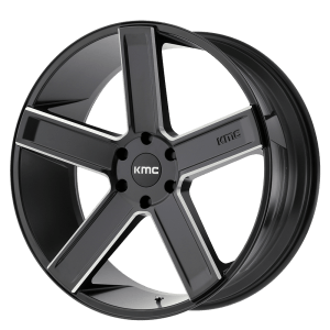 KMC KM702 22X9 6X135 S-BLK MILL 15MM