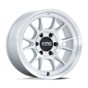 KMC RANGE 17X8.5 6X5.5 106 -10 G-SLV MACH-FC