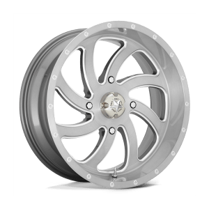 MSA OFFROAD WHEELS MA36 18X7 4X137 BRUSHED TITANIUM 00MM