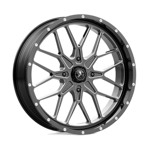 MSA OFFROAD WHEELS PORTAL UTV 24X7 4X156 115 G-BLK-MILL +0