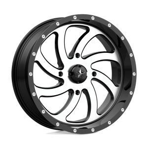 MSA OFFROAD WHEELS M36 24X7 4X156 MACH G-BLK 00MM