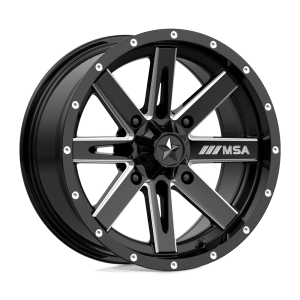 MSA OFFROAD WHEELS M41 15X7 4X156 G-BLK MILL 10MM
