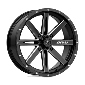 MSA OFFROAD WHEELS M41 18X7 4X156 G-BLK MILL 10MM