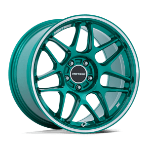 MOTEGI TSUBAKI 18X9.5 5X100 56 +40 HOK-GRN MCH