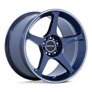 MOTEGI BATTLE V 18X9.5 5X100 56 +38 OB-BLU MCH