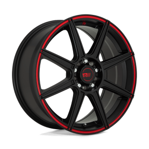 MOTEGI MR142 18X8 5X112/4.5 S-BLK RED 45MM