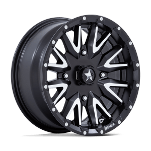 MSA OFFROAD WHEELS CREED UTV 24X7 4X137 96 +0 M-BLK MCH