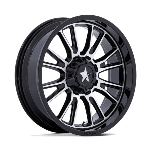 MSA OFFROAD WHEELS THUNDERLIPS UTV 24X7 4X137/156 G-BLK MCH