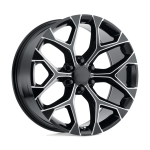 PERFORMANCE REPLICAS PR176M 24X10 6X5.5 78.1 G-BLK MILL 24MM