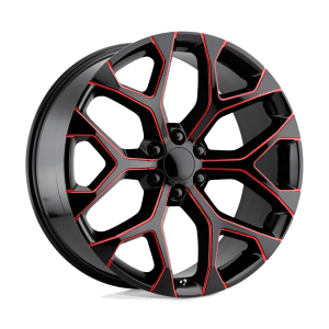 PERFORMANCE REPLICAS PR176MR 24X10 6X5.5 78.1 GBLK RD-MILL 24